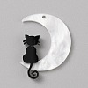 Opaque Acrylic Pendants MACR-WH0014-02B-1