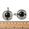 Natural Obsidian Pendants G-Q158-03Q-3