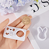 2Pcs 2 Style Plastic Clay Cutters DIY-GF0009-29-3