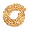 Gold Sand Lampwork Beads Strands LAMP-P069-02A-08-4