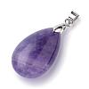 Natural Amethyst Pendants G-S243-20-1