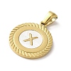 Ion Plating(IP) 304 Stainless Steel Pendants STAS-I204-X-G-2