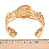 Summer Beach 304 Stainless Steel Open Cuff Bangles for Women SA-CBA9AC8-02B-G-2