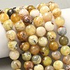 Natural Yellow Opal Beads Strands G-I213-18-10mm-7