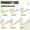12 Styles 304 Stainless Steel Slide On End Clasp Tubes STAS-BC0003-99-2