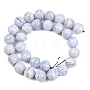 Natural Blue Lace Agate Beads Strands G-D106-A01-14mm-AB-3