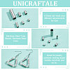120Pcs 6 Style 304 Stainless Steel Tube Beads STAS-UN0049-30-5