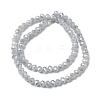 Electroplate Glass Beads Strands X-GLAA-K027-PL-A08-A-4