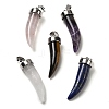 Natural & Synthetic Mixed Gemstone Pendants G-F758-B-P-1