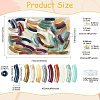 DIY Curved Tube Bracelet Making Kit DIY-FS0010-36-4