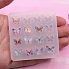 Butterfly Shape DIY Food Grade Silicone Molds AJEW-A033-01-1