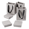 3Pcs Square Paper Jewelry Display Cases CON-TA0001-39D-02-1