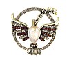 Alloy Rhinestone Brooch for Backpack Clothes PW-WGE0FE6-03-1