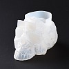 Silicone Halloween Skull Candle Holder Statue Molds DIY-A040-01-3