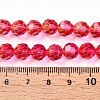 Baking Paint Transparent Glass Beads X1-DGLA-A035-T8mm-A02-5