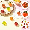 8Pcs 4 Colors Handmade Lampwork Beads LAMP-CJ0002-71-3