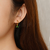 304 Stainless Steel Hoop Earrings LS-AY4063-1-3