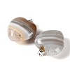 Natural Banded Agate Pendants GG-CBAA0EE-04P-09-2