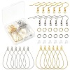 DIY Wire Wrap Earring Making Kit STAS-CJ0002-39-5