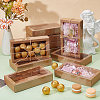 Cardboard Drawer Gift Storage Boxes with Clear Cover CON-WH0092-72C-03-5