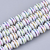 Electroplate Glass Beads Strands X-EGLA-S177-06A-04-1