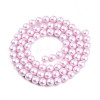 Baking Paint Pearlized Glass Pearl Bead Strands HY-N002-5mm-C03-3