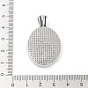 304 Stainless Steel Pendants STAS-R225-01AS-3