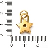 304 Stainless Steel Rhinestone Pendants RB-CBA324D-01G-13-3