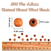 500Pcs Natural Pecan Wood Beads WOOD-SZ0001-20A-2
