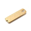 304 Stainless Steel Pendants STAS-F318-09B-G-2