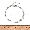 304 Stainless Steel Link Bracelets BJEW-A044-03A-P-5