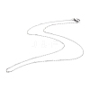 304 Stainless Steel Cable Chains Necklaces STAS-G244-87P-1