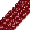 Opaque Solid Color Glass Beads Strands GLAA-N045-002-A03-1