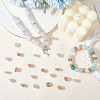 50Pcs 2 Colors Brass Rhinestone Beads KK-PA0001-04-3