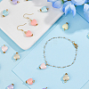 100Pcs Spray Painted Acrylic Pendants FIND-DC0006-51-5