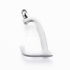 Tarnish Resistant 304 Stainless Steel Pendants STAS-F129-L-P-2