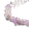 Natural Quartz Crystal & Kunzite Beads Strands G-L610-A25-01-4