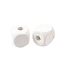 Spray Painted Wooden Beads WOOD-P021-01B-30-2