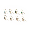 Real 18K Gold Plated Brass Earring Hooks KK-B060-07G-1