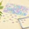 97.2G 6 Colors Transaparent Acrylic Beads PACR-FS0001-07-9