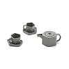 Mini Alloy Tea Set Display Decorations DJEW-G028-03B-1