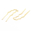 Rack Plating Brass Hair Forks OHAR-C004-01LG-2
