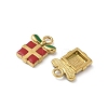304 Stainless Steel Enamel Pendants STAS-L300-012G-43-2