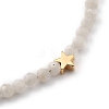 Natural Rainbow Moonstone Beaded Necklaces NJEW-JN02985-01-2