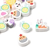 Easter Handmade Polymer Clay Beads CLAY-A006-01-2