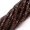 Dyed Natural Malaysia Jade Rondelle Beads Strands G-E316-2x4mm-24-1