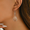 Resin & Alloy Dangle Earrings WGE62B3-01-2