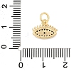 Brass Micro Pave Cubic Zirconia Pendants KK-U056-08G-3