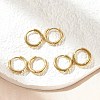 Ion Plating(IP) 304 Stainless Steel Hoop Earrings EJEW-P177-G-06-3