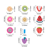 10 Styles Fruit Handmade Polymer Clay Nail Art Decoration CLAY-CJ0001-34-2